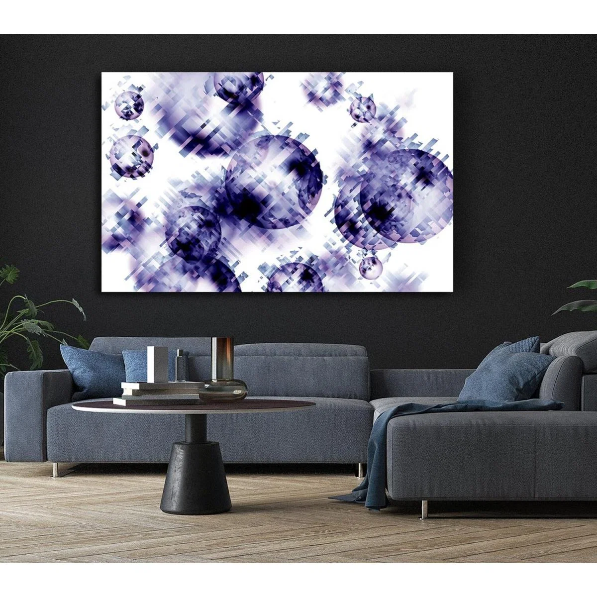 Spheres Of Time Canvas Print Wall Art - Yellow / 66.04cm – image 5