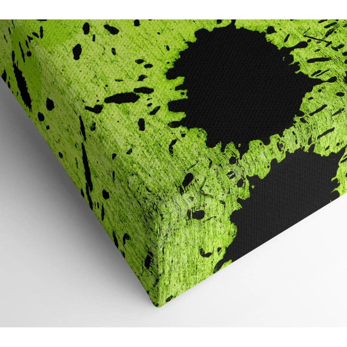 Lime Green Fury Canvas Print Wall Art - Yellow / 50.8cm – image 2