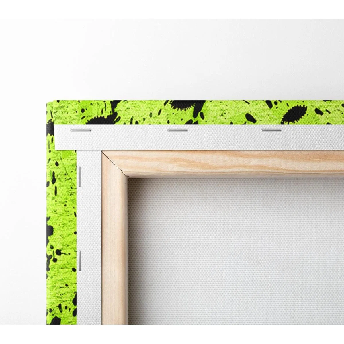 Lime Green Fury Canvas Print Wall Art - Yellow / 50.8cm – image 3