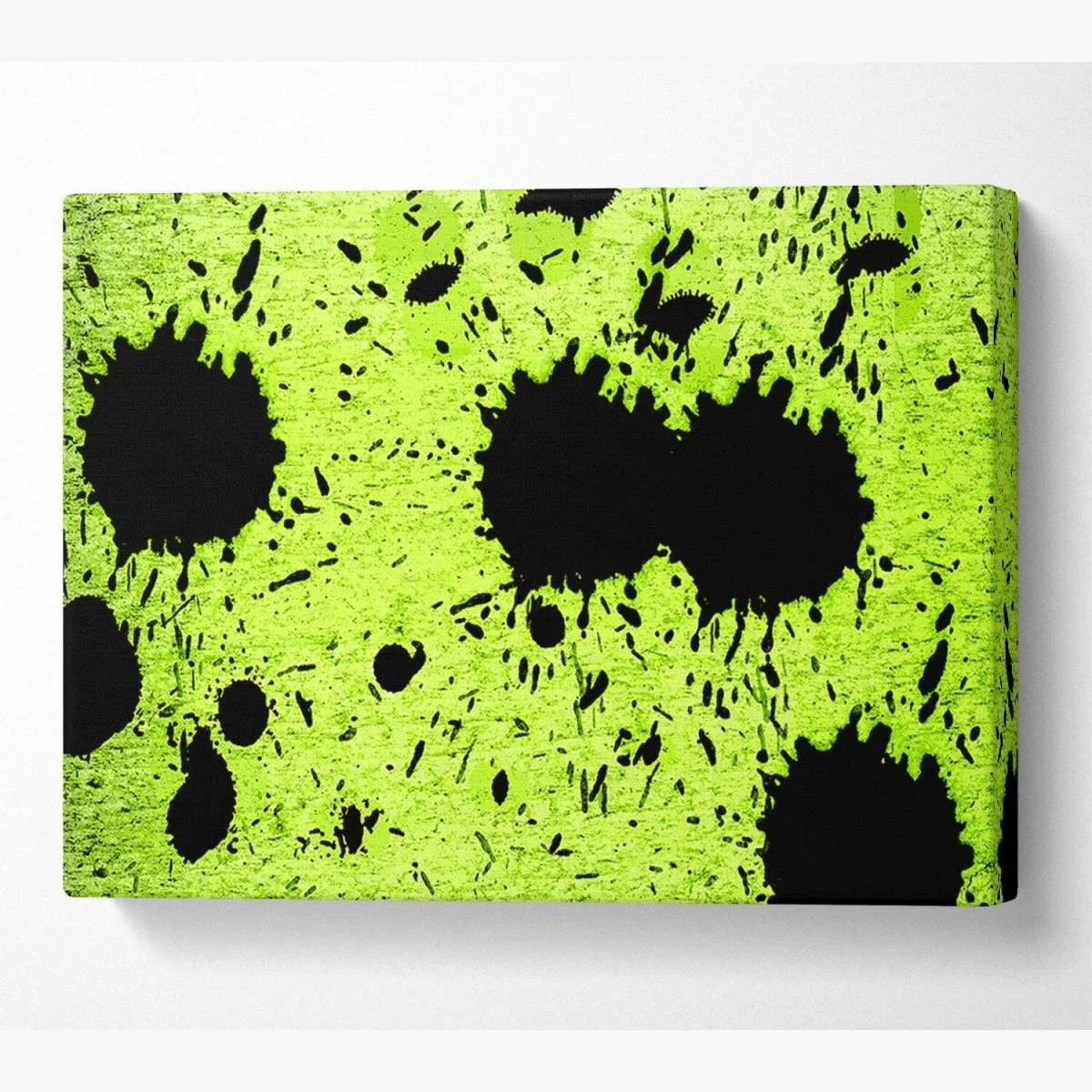 Lime Green Fury Canvas Print Wall Art - Yellow / 50.8cm – image 1