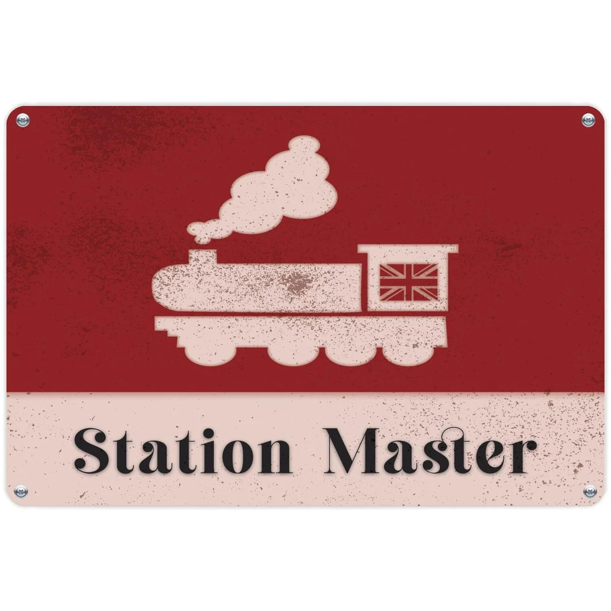 Retro Train Landscape Metal Wall Plaque - Home Décor Gift - Station Master - British Railways – image 4