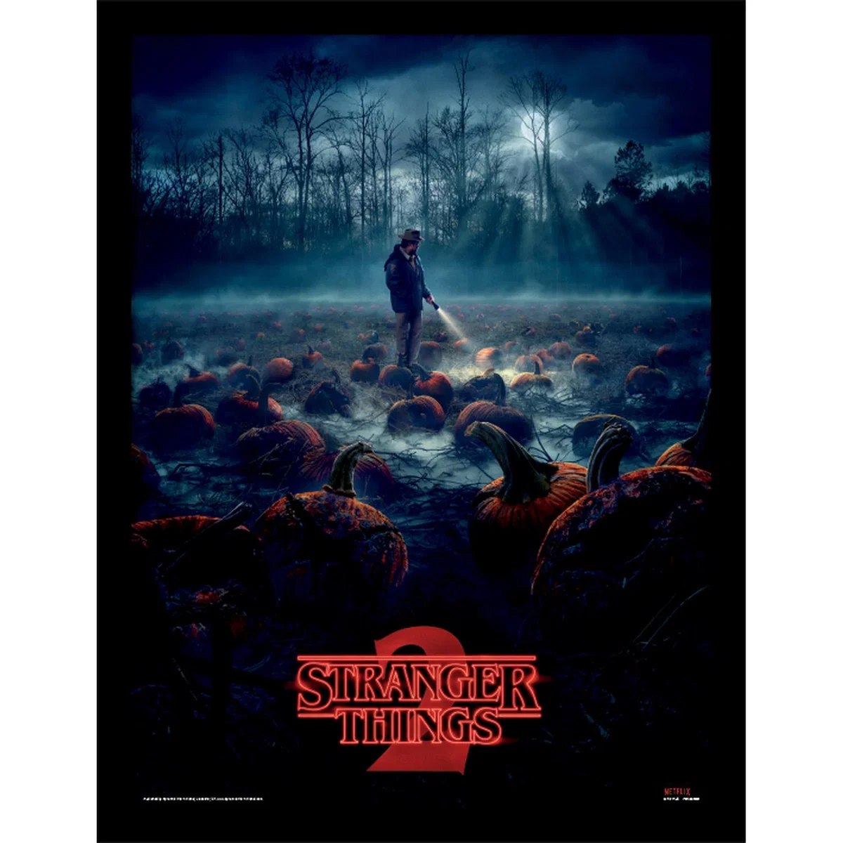 Stranger Things (Pumpkin Patch) Framed Print – image 2