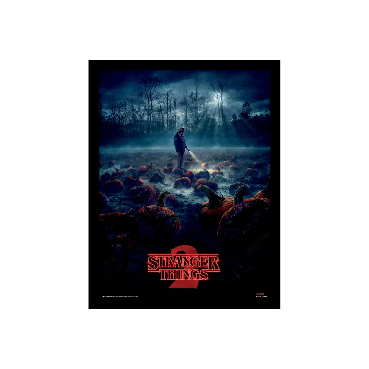 Stranger Things (Pumpkin Patch) Framed Print – image 1