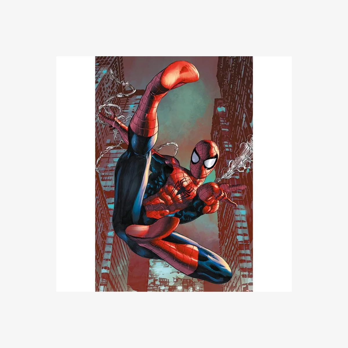 Spider-Man Web Sling Poster - Red/Blue