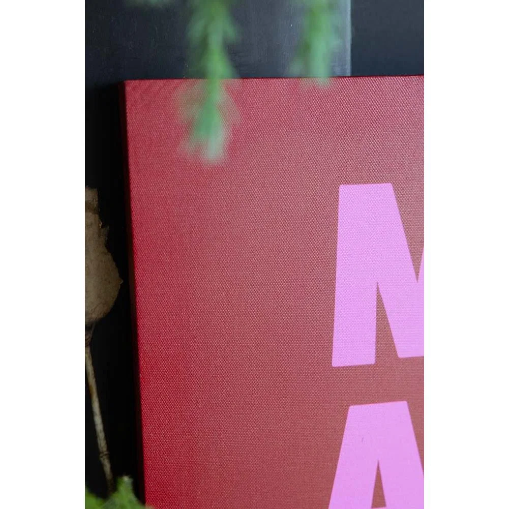 Red & Pink More Amor Por Favor Canvas – image 6