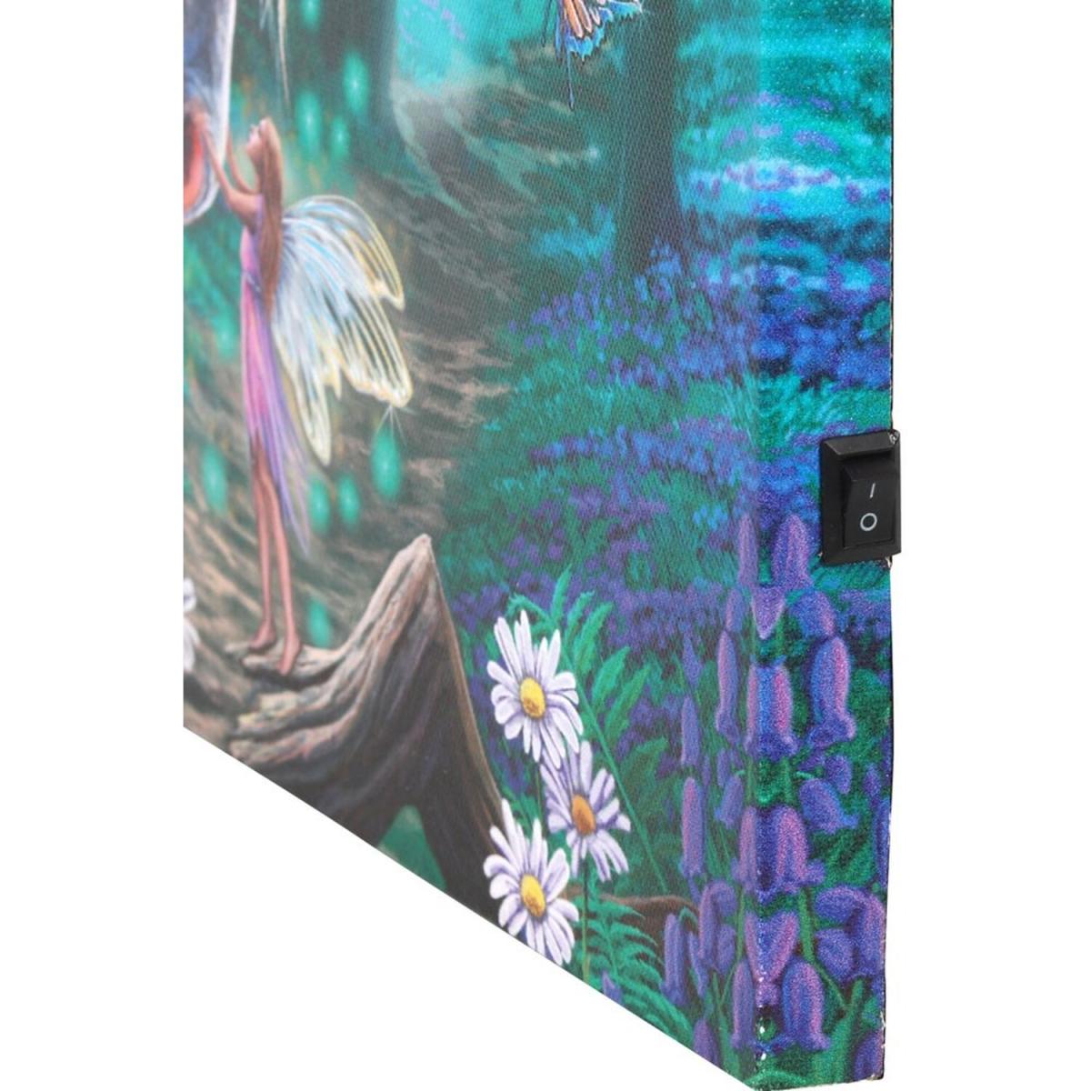 Unicorn and Fairy Light up Canvas - Multicolour – image 3