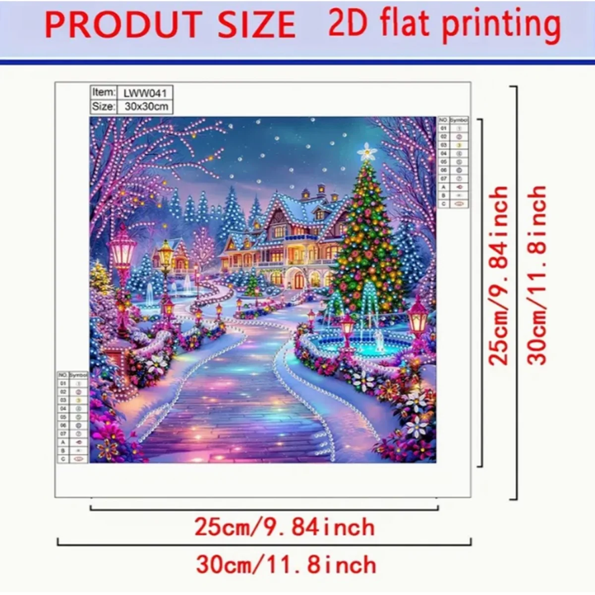 Aurora Christmas House Diamond Painting Kit - Multi – image 8