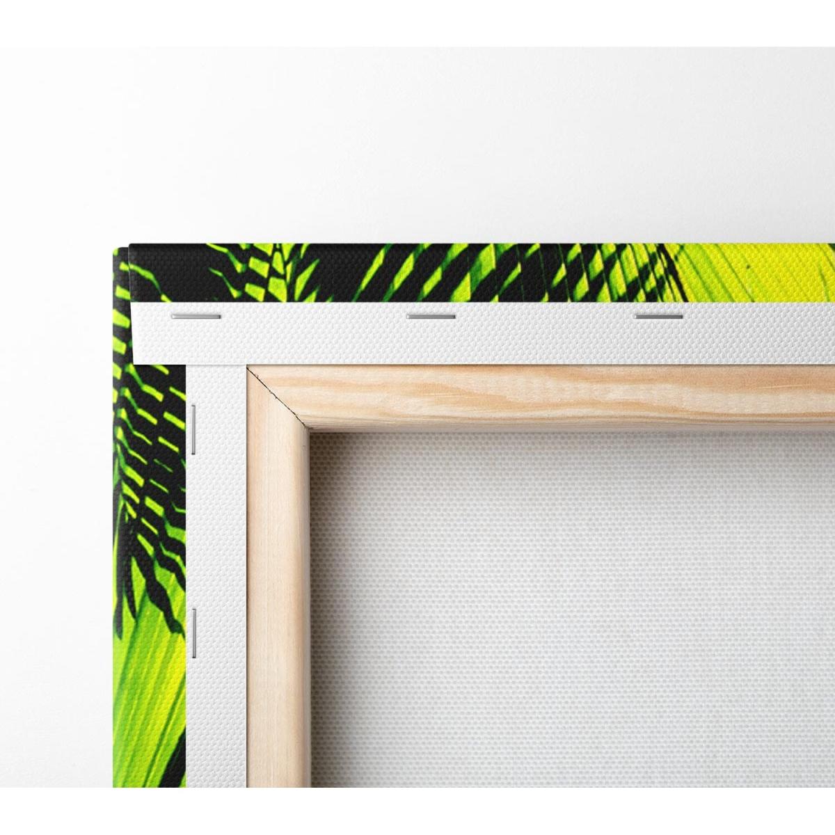 Lime Palm Tree Canvas Print Wall Art - Yellow / 66.04cm – image 3