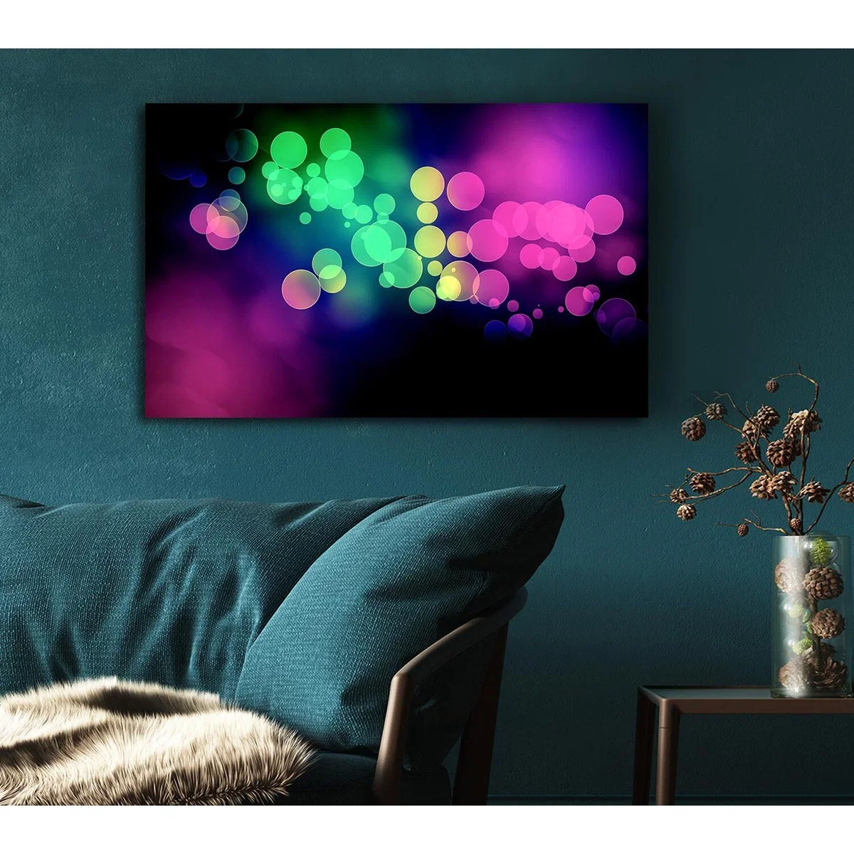 In Another Dimension Canvas Print Wall Art - Yellow / 50.8cm – image 5