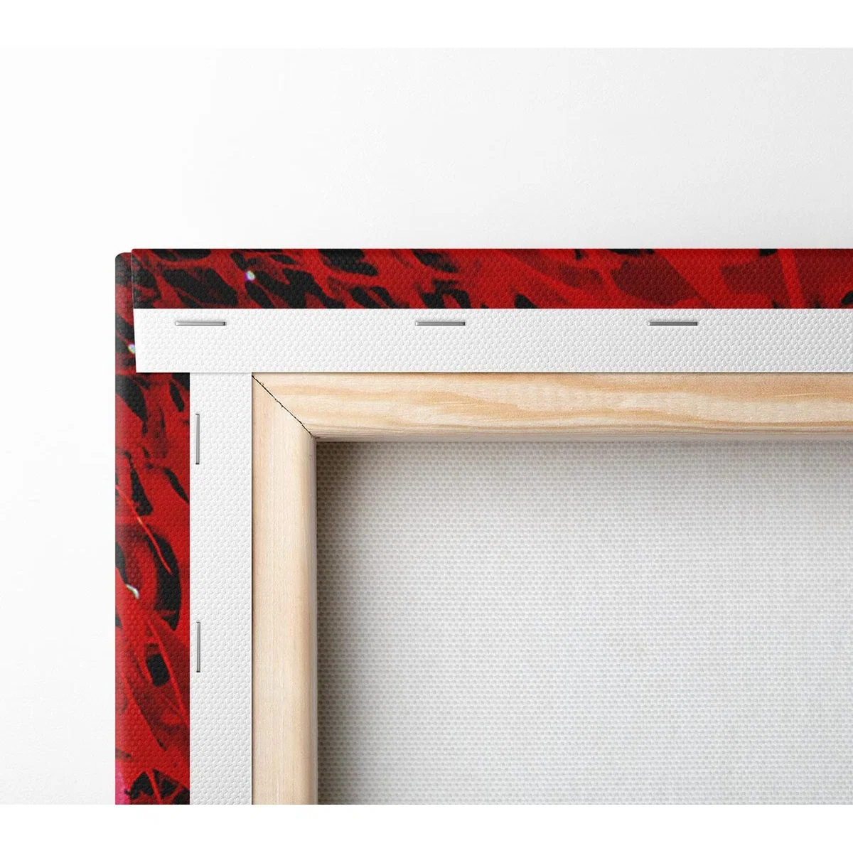 Red Squares Canvas Print Wall Art - Yellow / 50.8cm – image 3