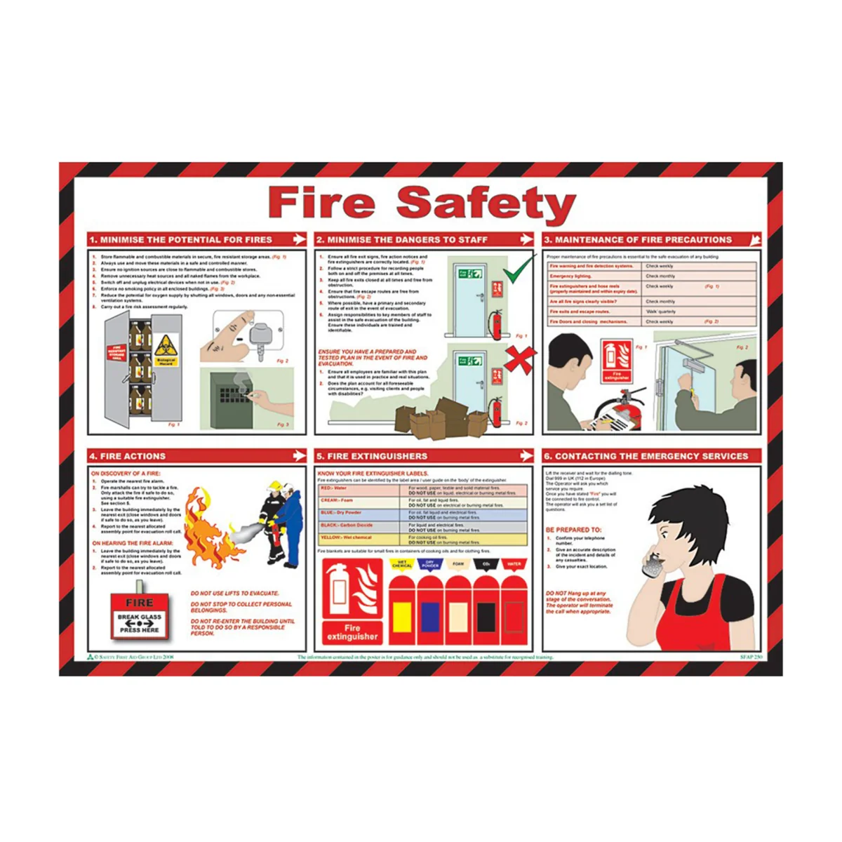 Pegdev Healthy and safety posters H - White – image 1