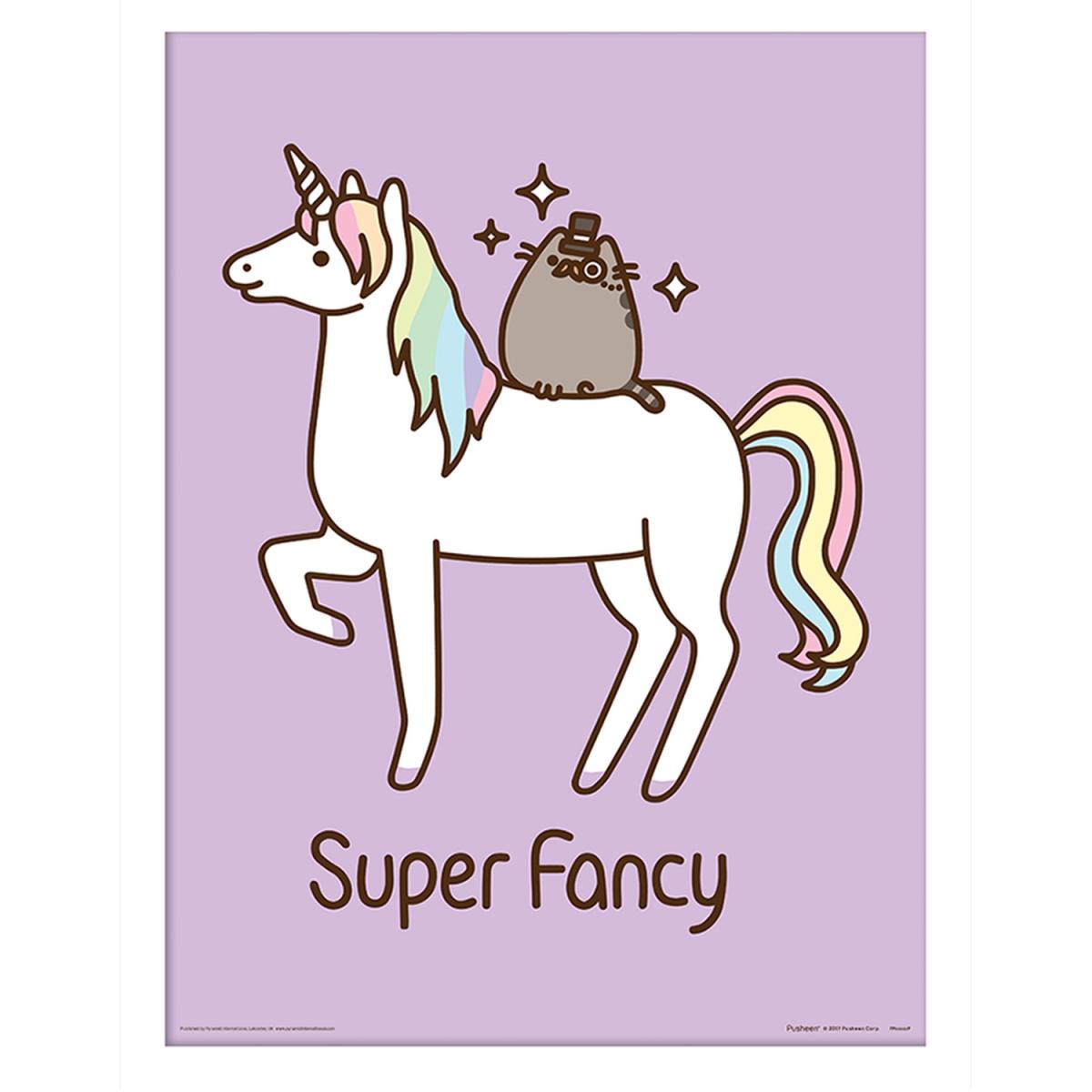 Pusheen (Super Fancy) Framed Print – image 2