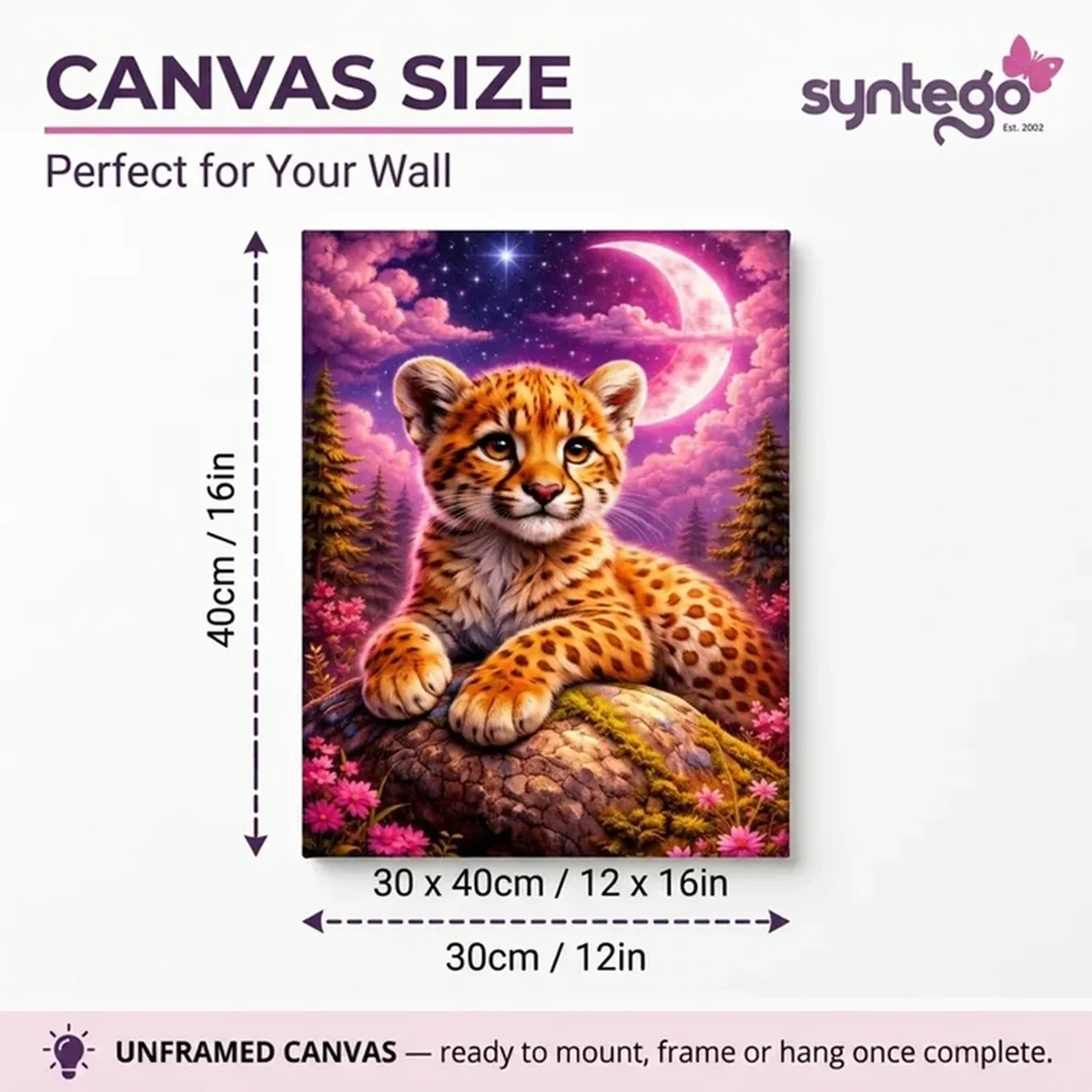Leopard Cub 5D DIY Diamond Painting Kit - Multi – image 4