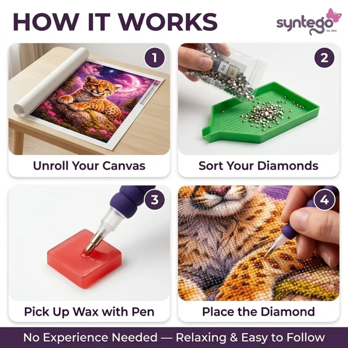Leopard Cub 5D DIY Diamond Painting Kit - Multi – image 8
