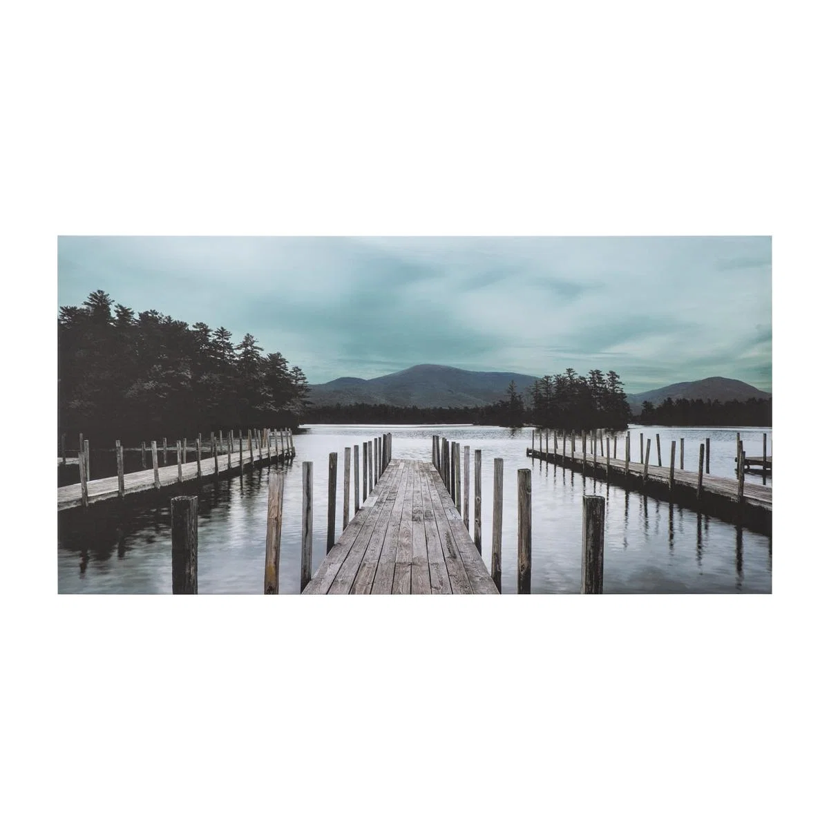 J.McLoughlin Pier Scene Canvas – image 1