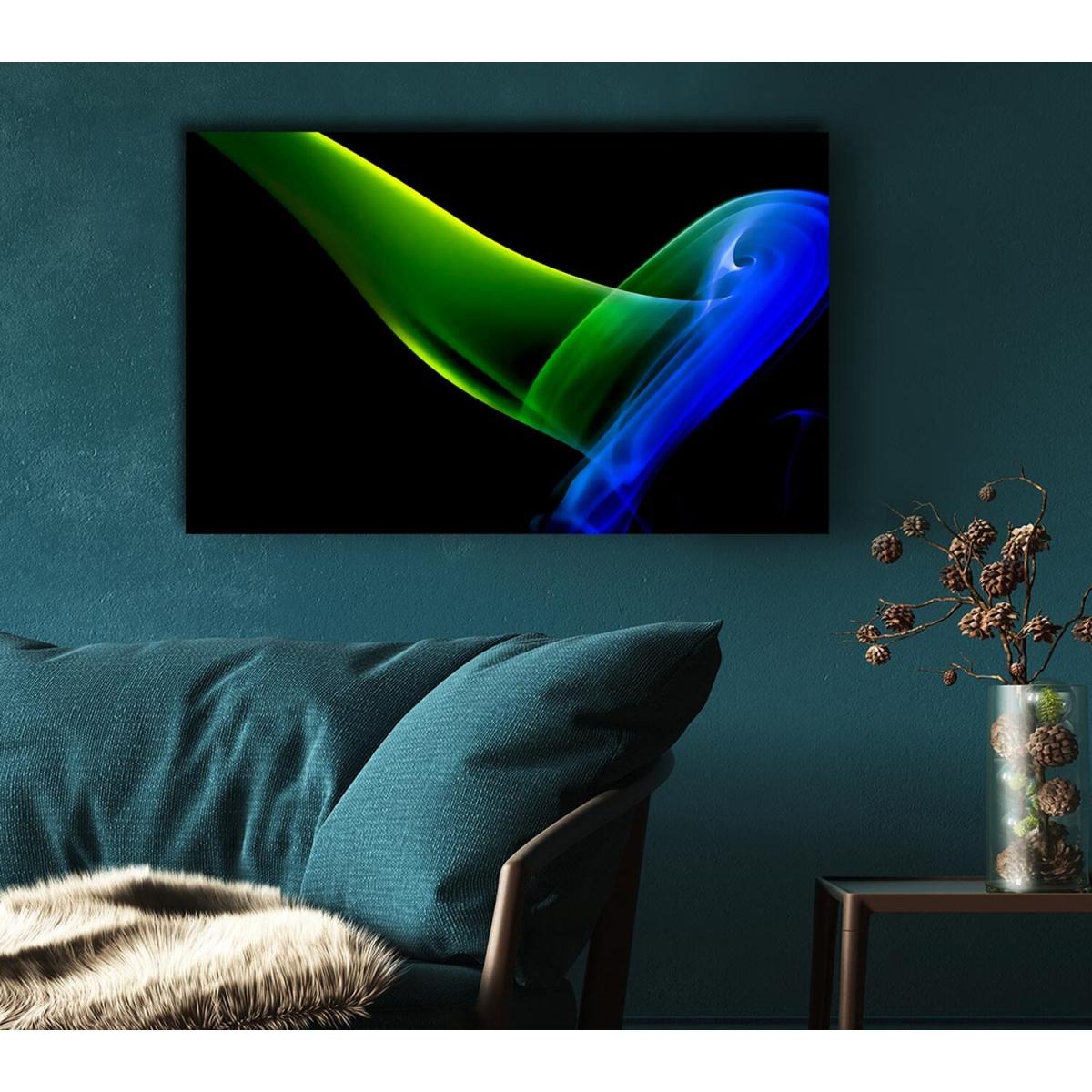 Energy Field Canvas Print Wall Art - Yellow / 35.56cm – image 2