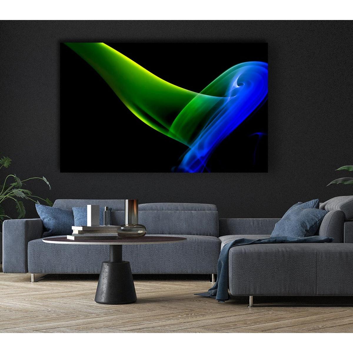 Energy Field Canvas Print Wall Art - Yellow / 35.56cm – image 3
