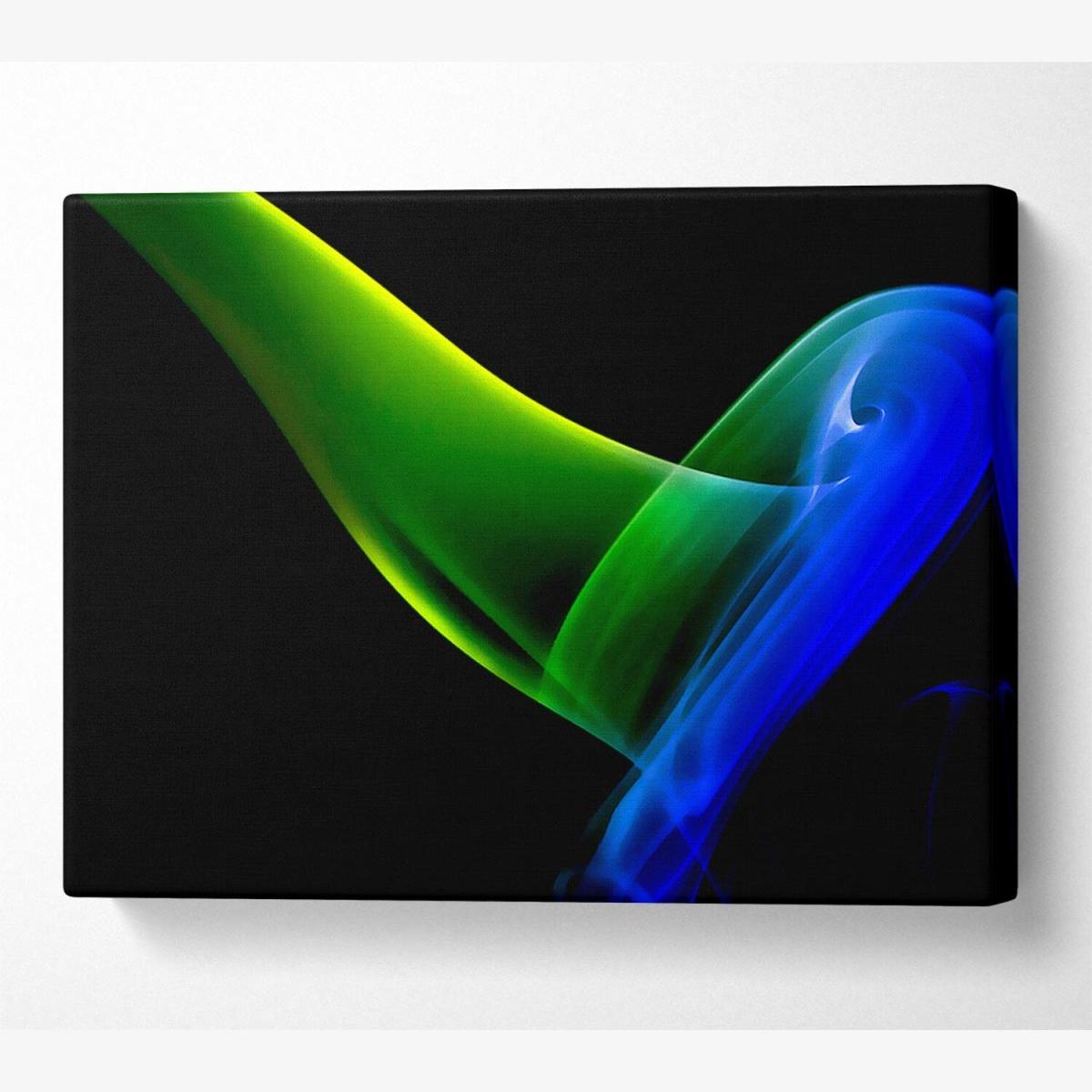 Energy Field Canvas Print Wall Art - Yellow / 35.56cm – image 1