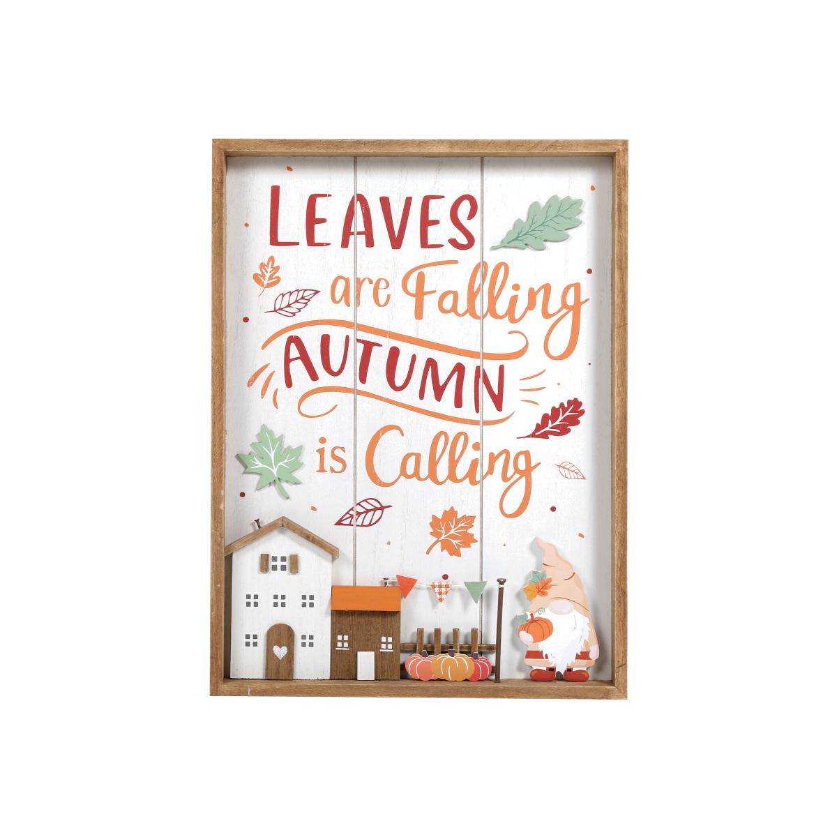 Gonk Autumn Is Calling 3D Wall Art