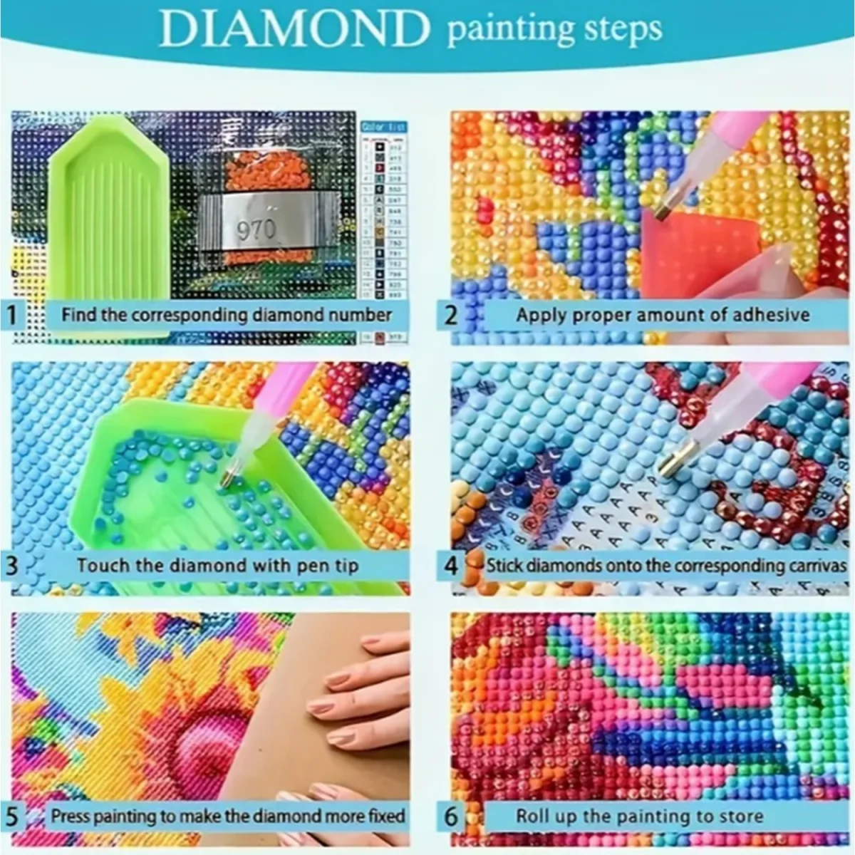 Beach Butterfly Scene Diamond Painting Kit - Multi – image 3