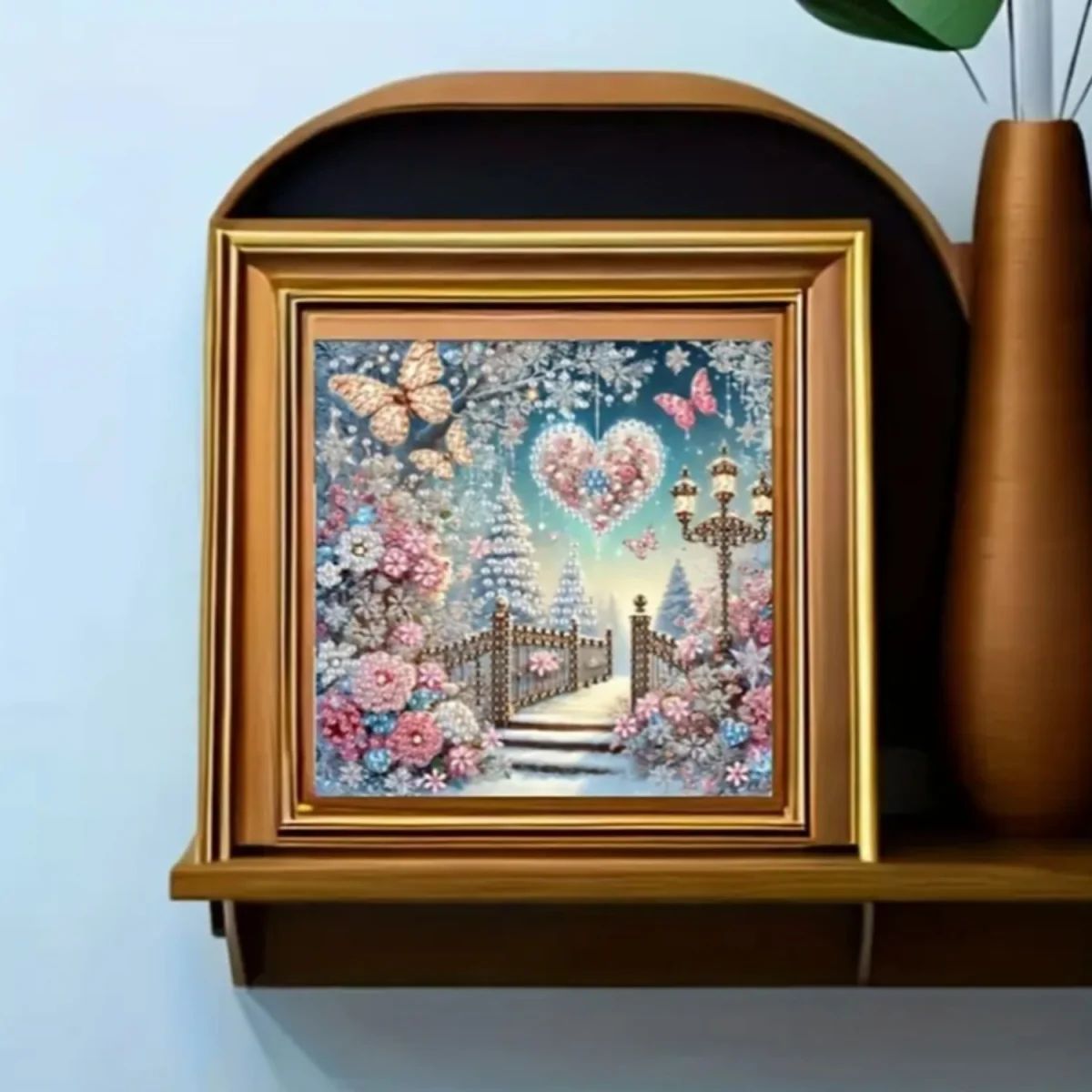 Romantic Winter Wonderland Diamond Painting Kit - Multi – image 11