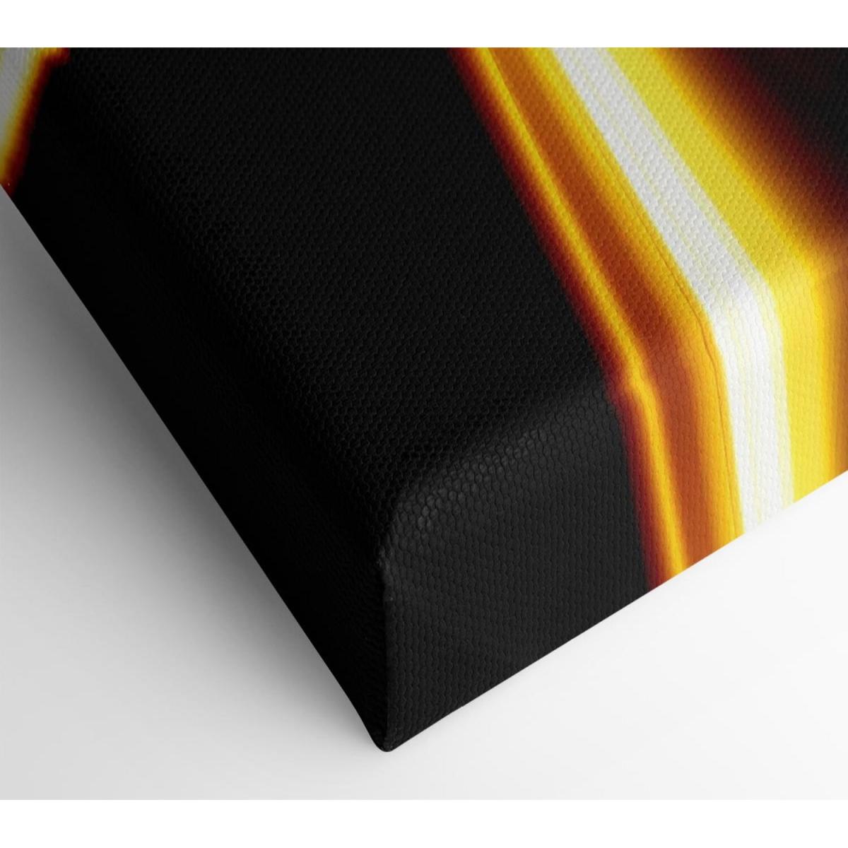Golden Lightning Bolts Canvas Print Wall Art - Yellow / 81.28cm – image 2