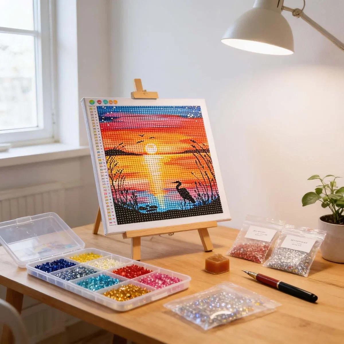 Magical Sunset Diamond Painting Kit - Orange – image 8