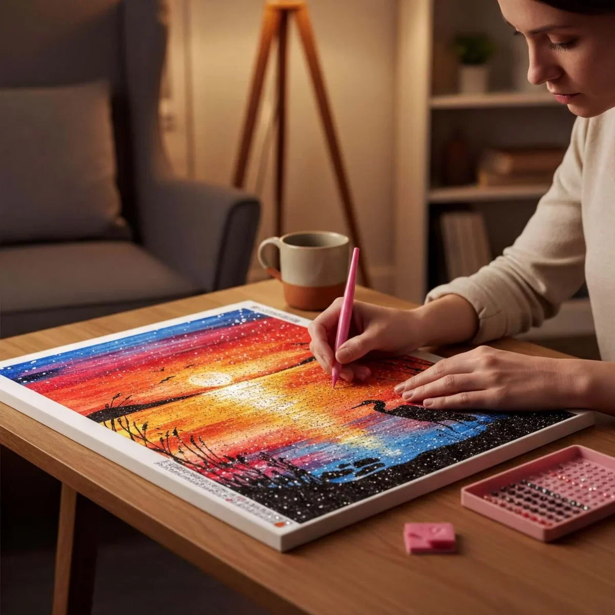 Magical Sunset Diamond Painting Kit - Orange – image 9
