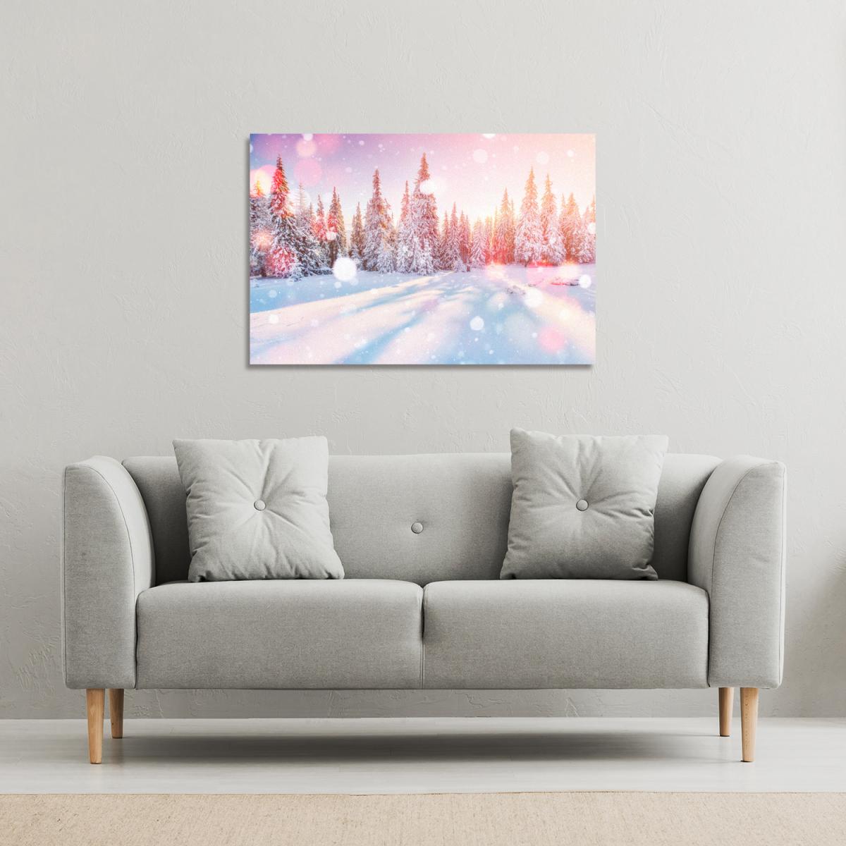 Mysterious Landscape Gallery Canvas - Pink / 61cm / 91cm – image 1