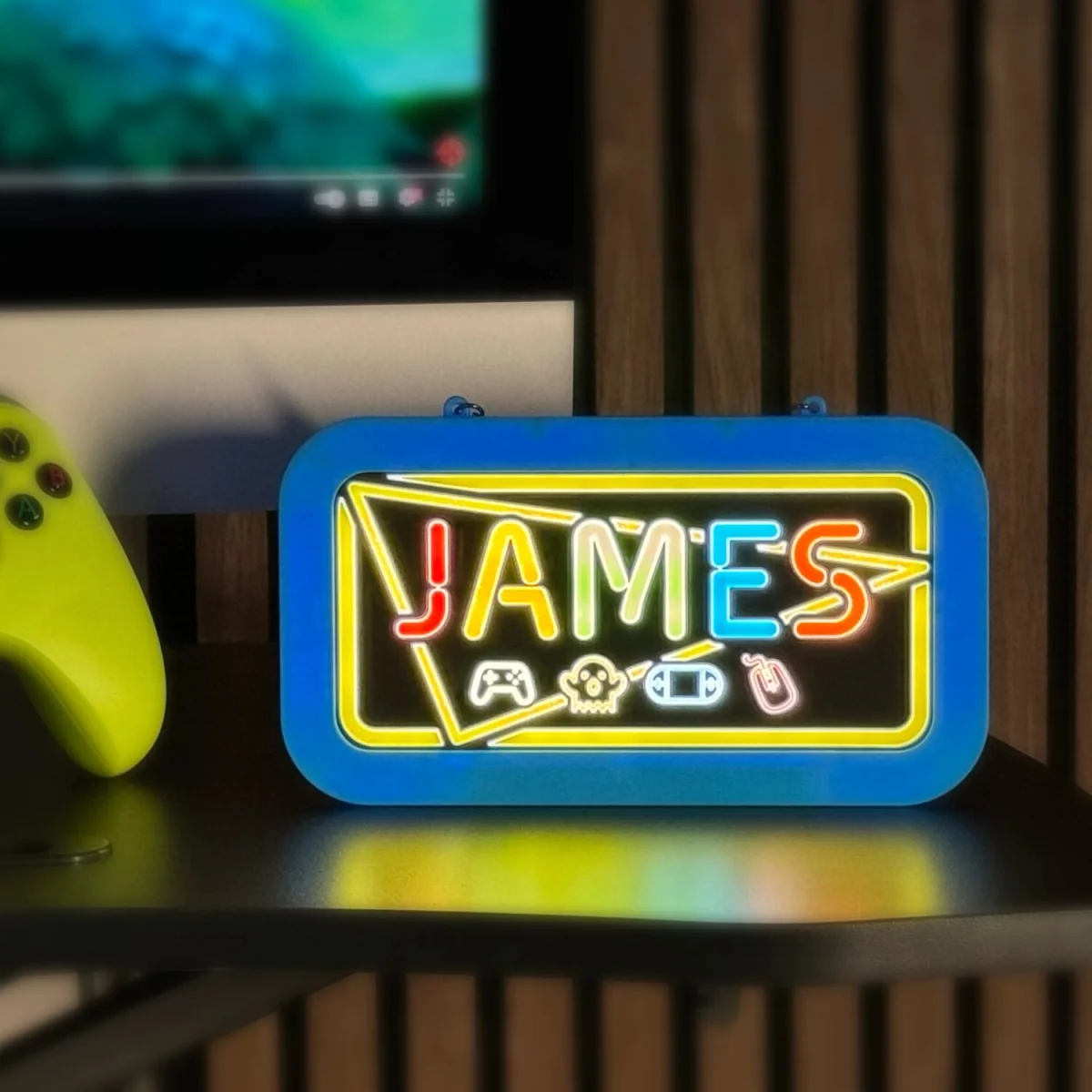 Matilda Pre-personalised Light-Up Neon Bedroom Sign - Pink – image 4