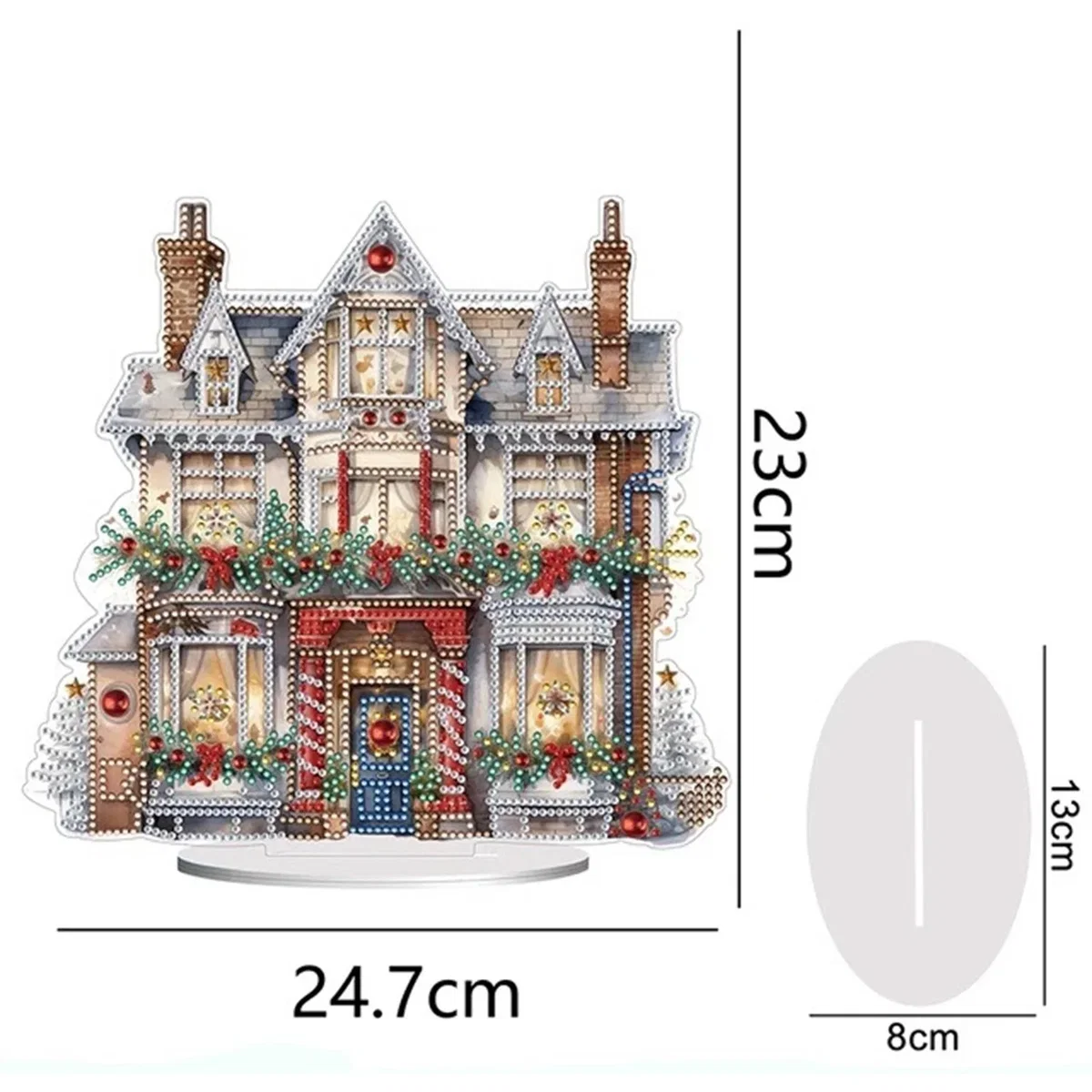 Christmas House Diamond Painting Kit - Multi – image 4
