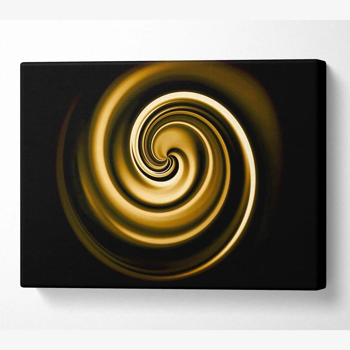 Coils Of Time Canvas Print Wall Art - Yellow / 66.04cm – image 1