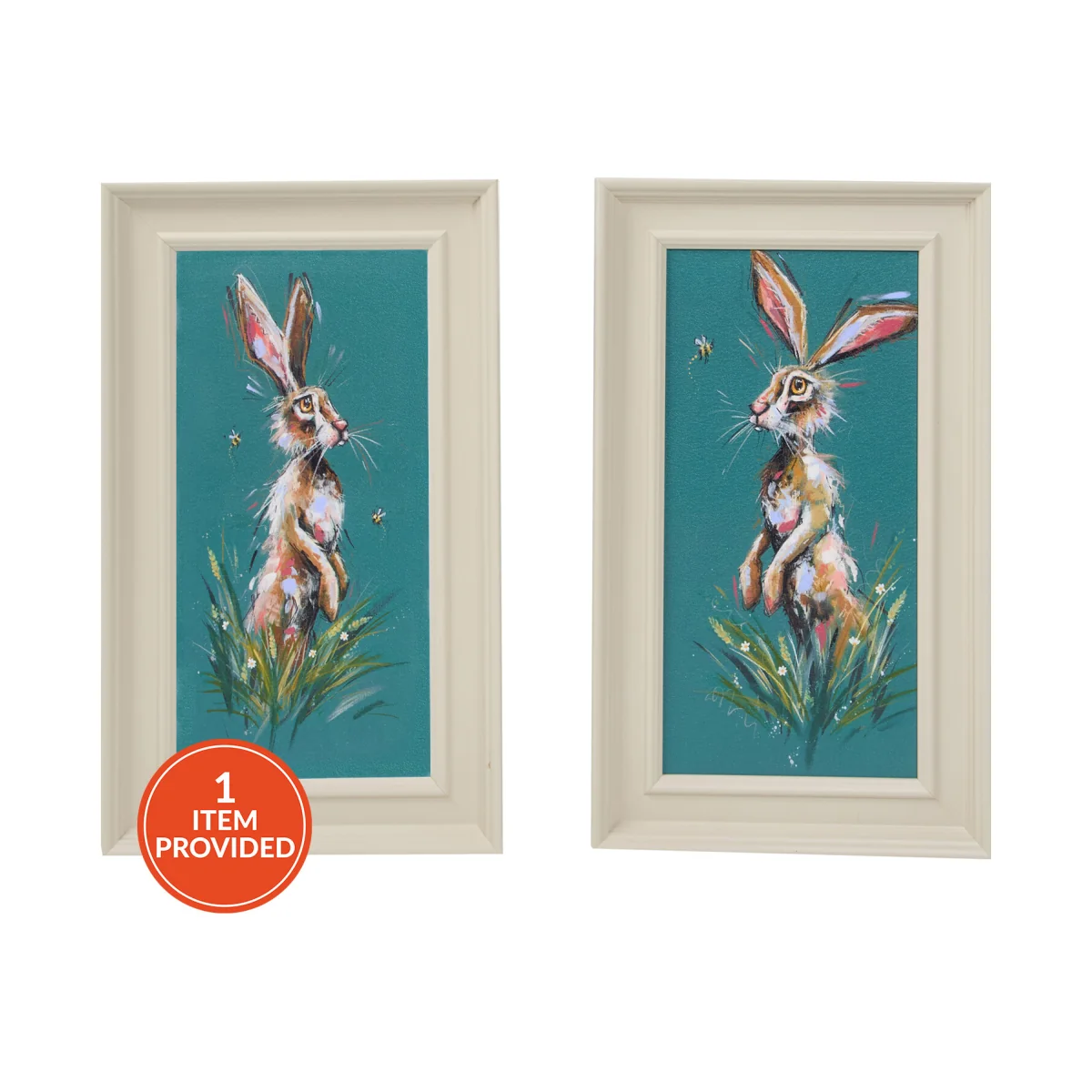 Barley and Rye Rabbit Framed Print – image 1