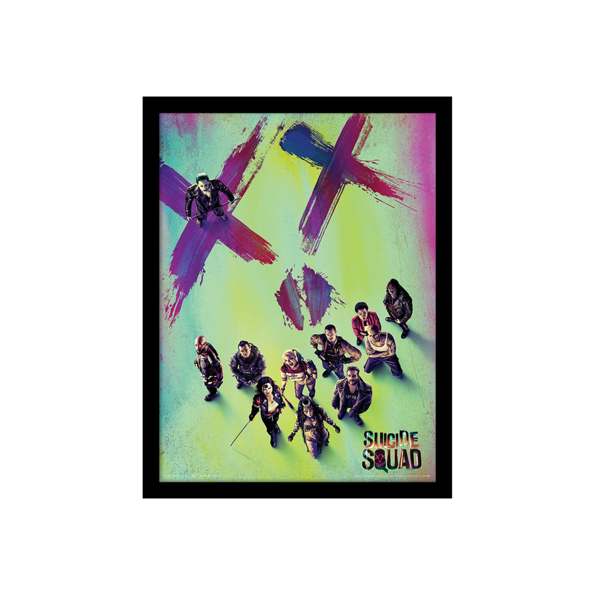 Suicide Squad (Face) Framed Print – image 1