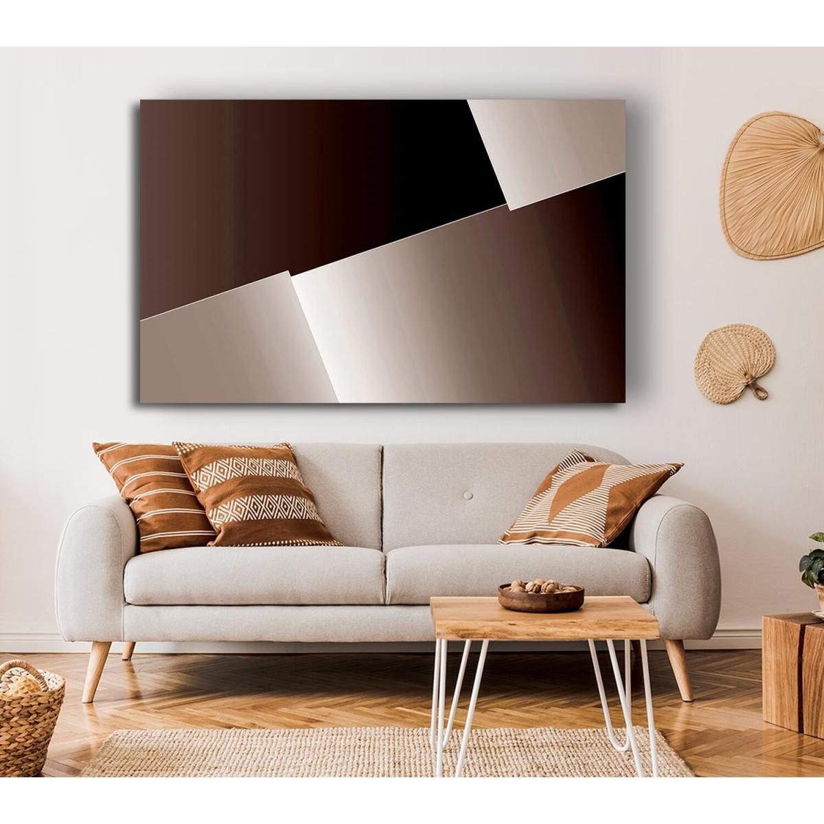 Square On Square Canvas Print Wall Art - Yellow / 66.04cm – image 4