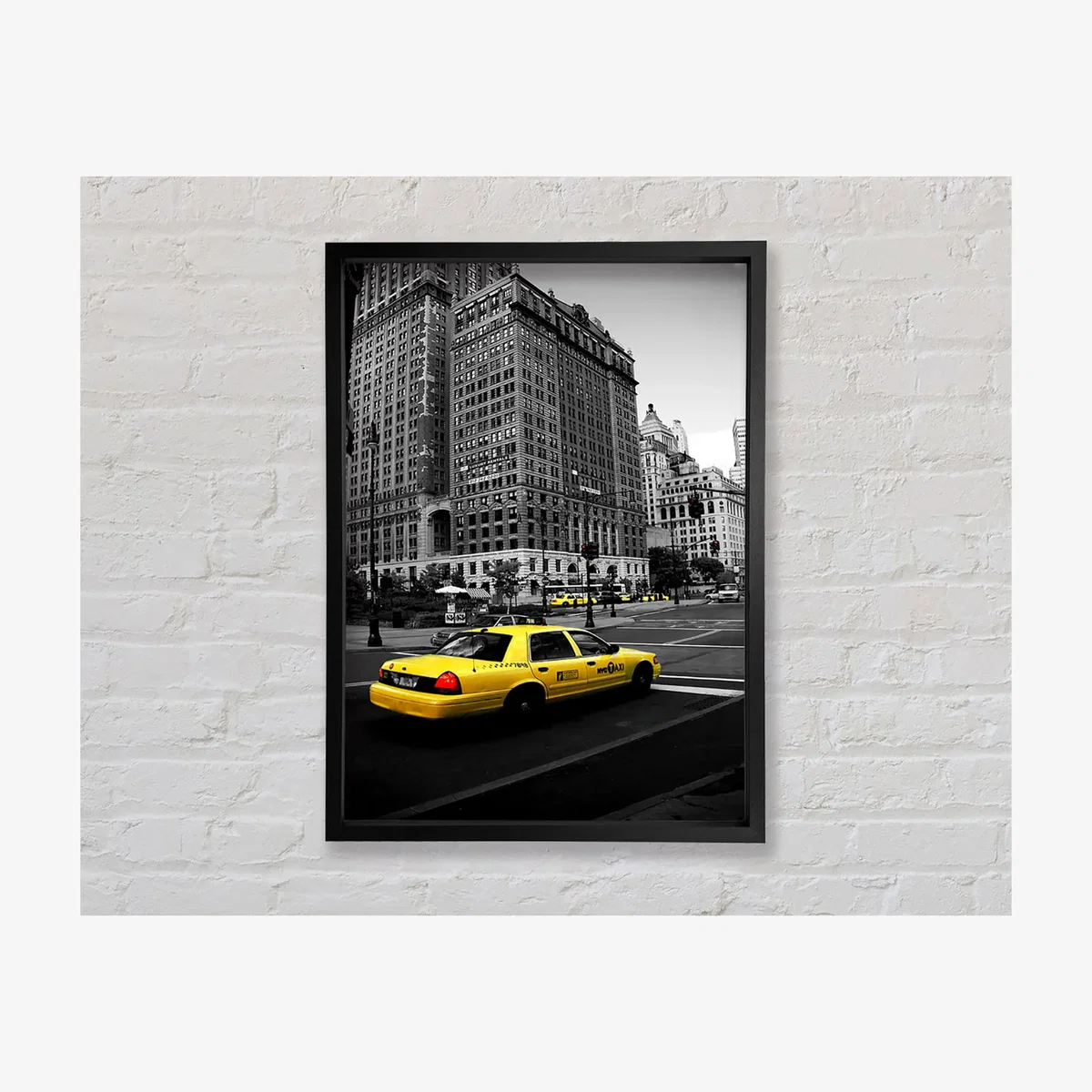 Nyc Yellow Cab Framed Print Architecture Prints - Black