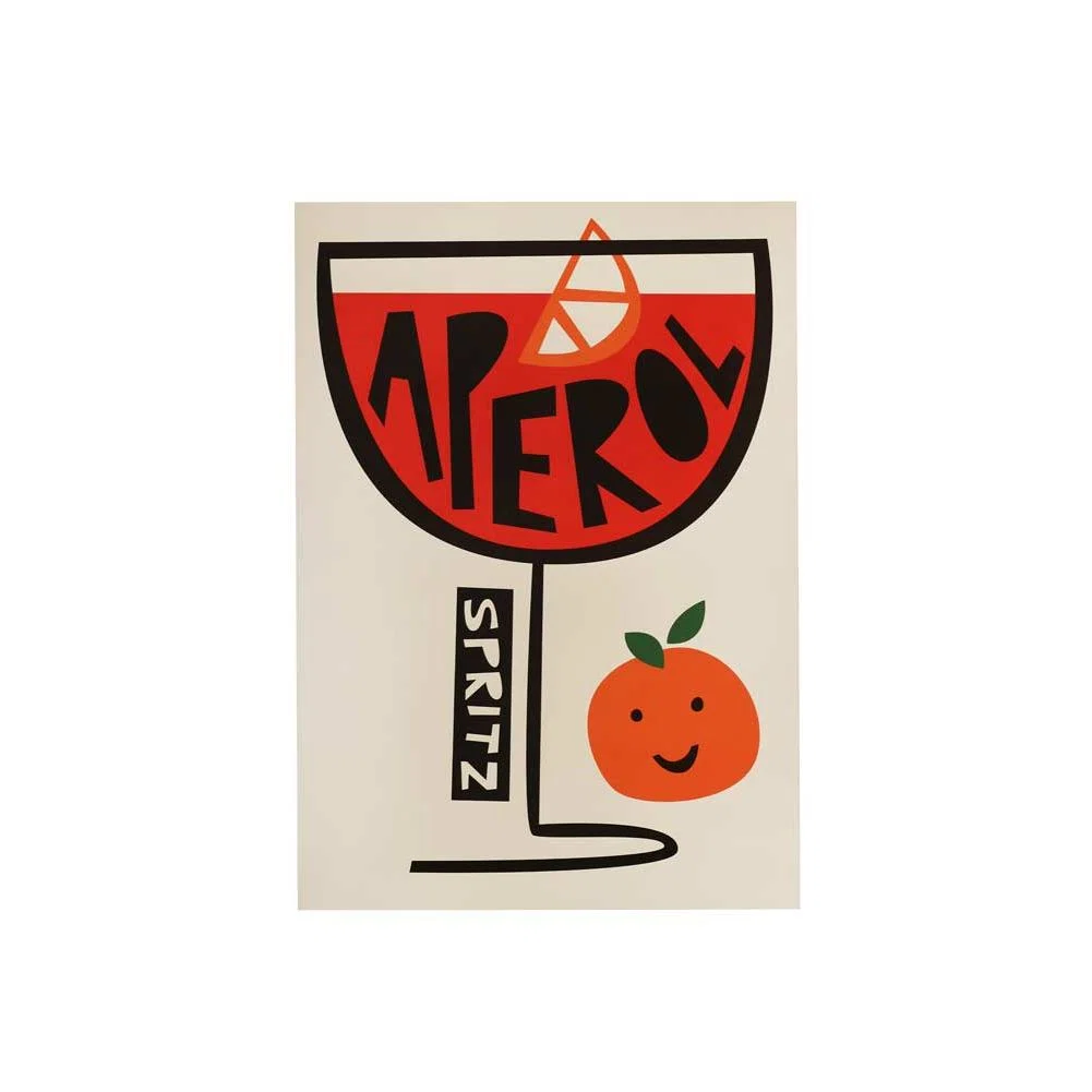 Aperol Spritz By Fox & Velvet A2 Art Print With Black Wooden Frame – image 2