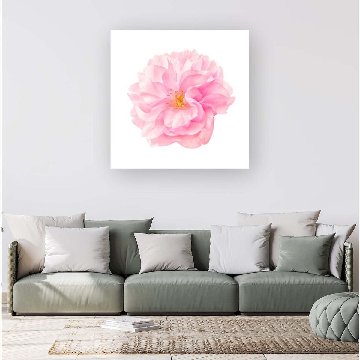 Single Cherry Blossom Canvas Print - Pink / Medium – image 1