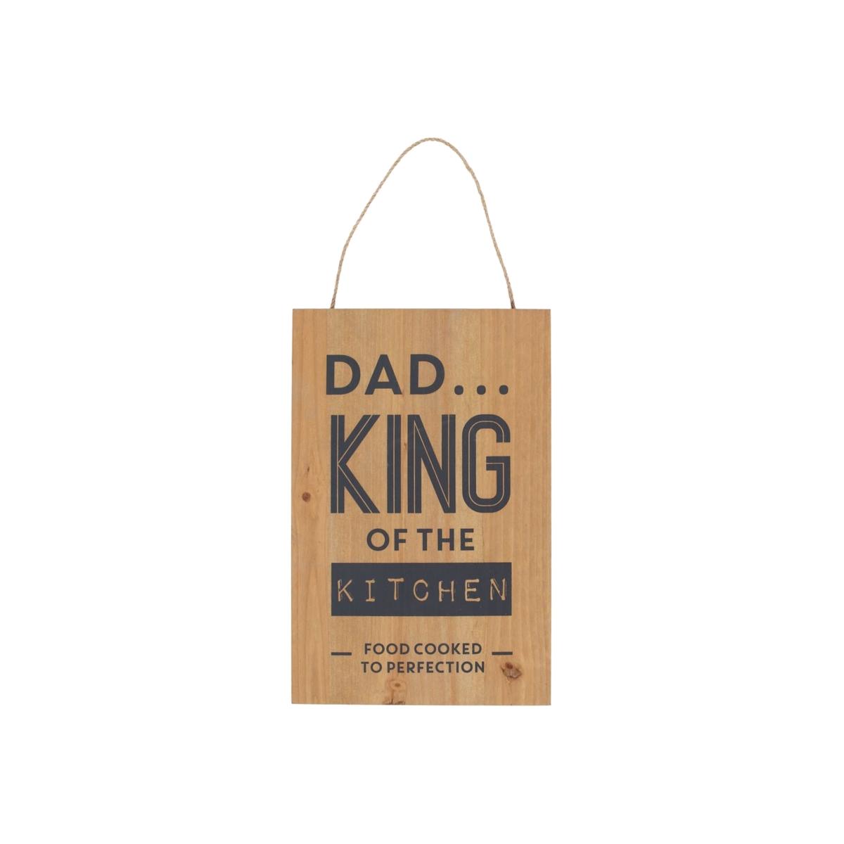 Dad King Of The Kitchen Hanging Plaque - Neutral