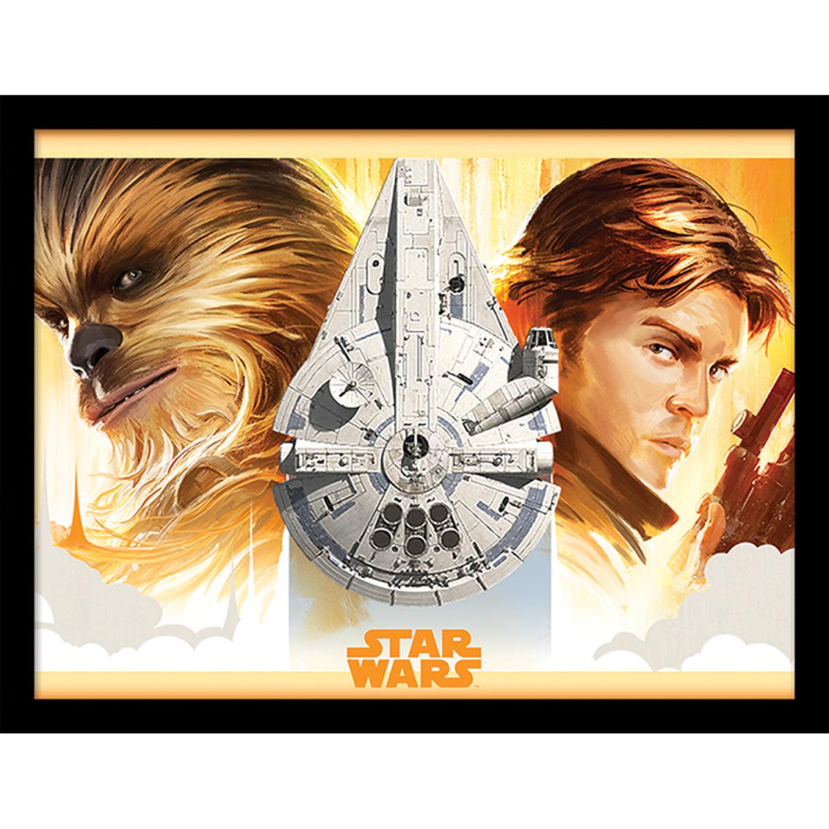 Solo A Star Wars Story (Falcon Legacy) Framed Print – image 2