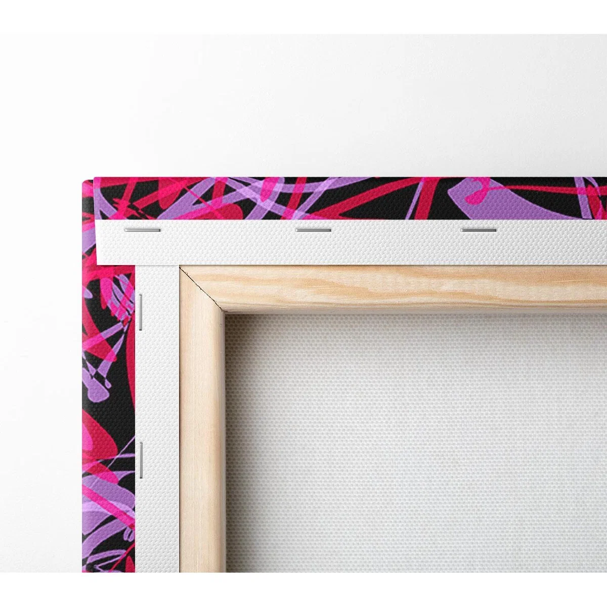 Patterns Of Time Canvas Print Wall Art - Yellow / 50.8cm – image 3