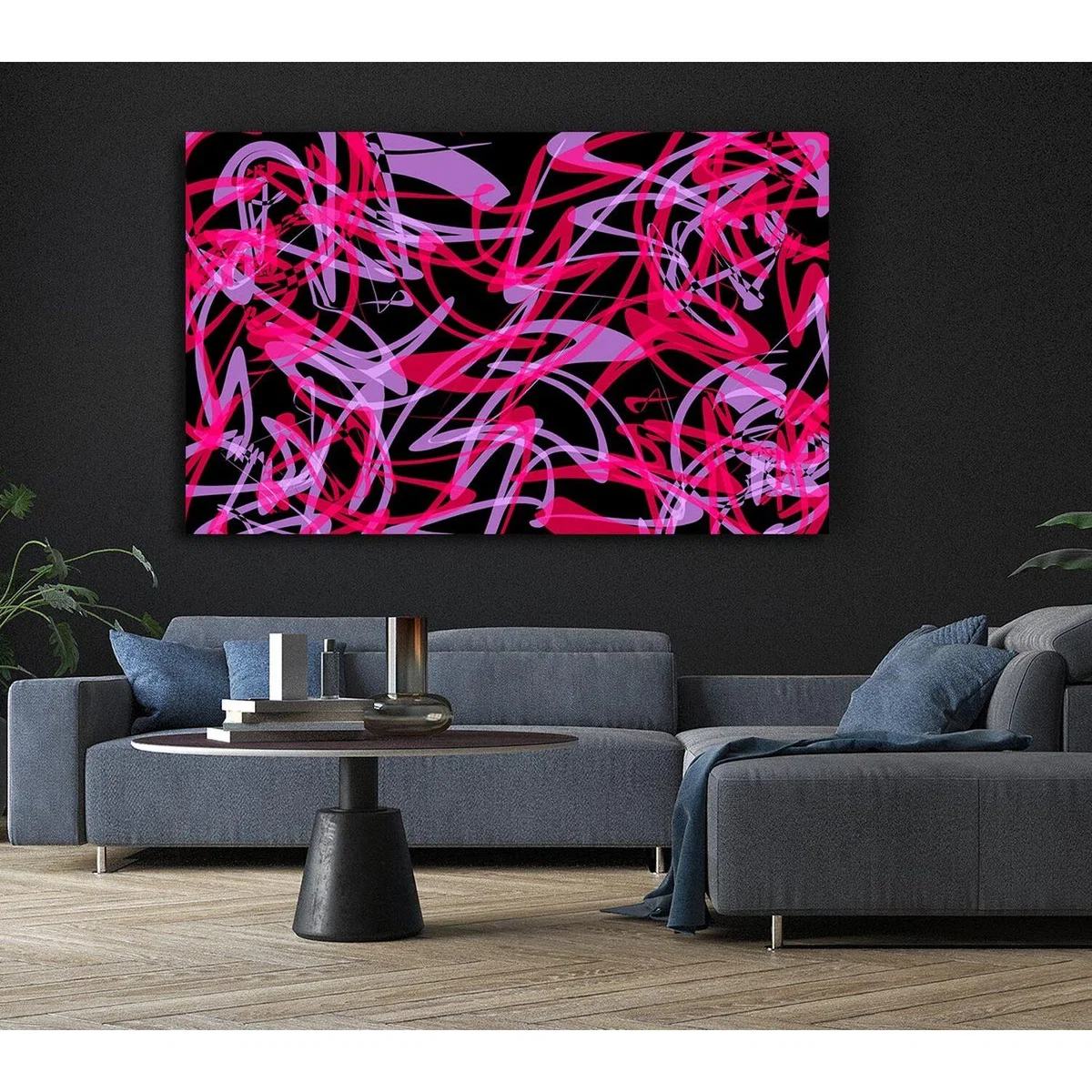Patterns Of Time Canvas Print Wall Art - Yellow / 50.8cm – image 6