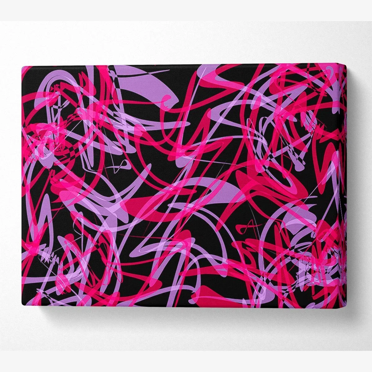 Patterns Of Time Canvas Print Wall Art - Yellow / 50.8cm – image 1