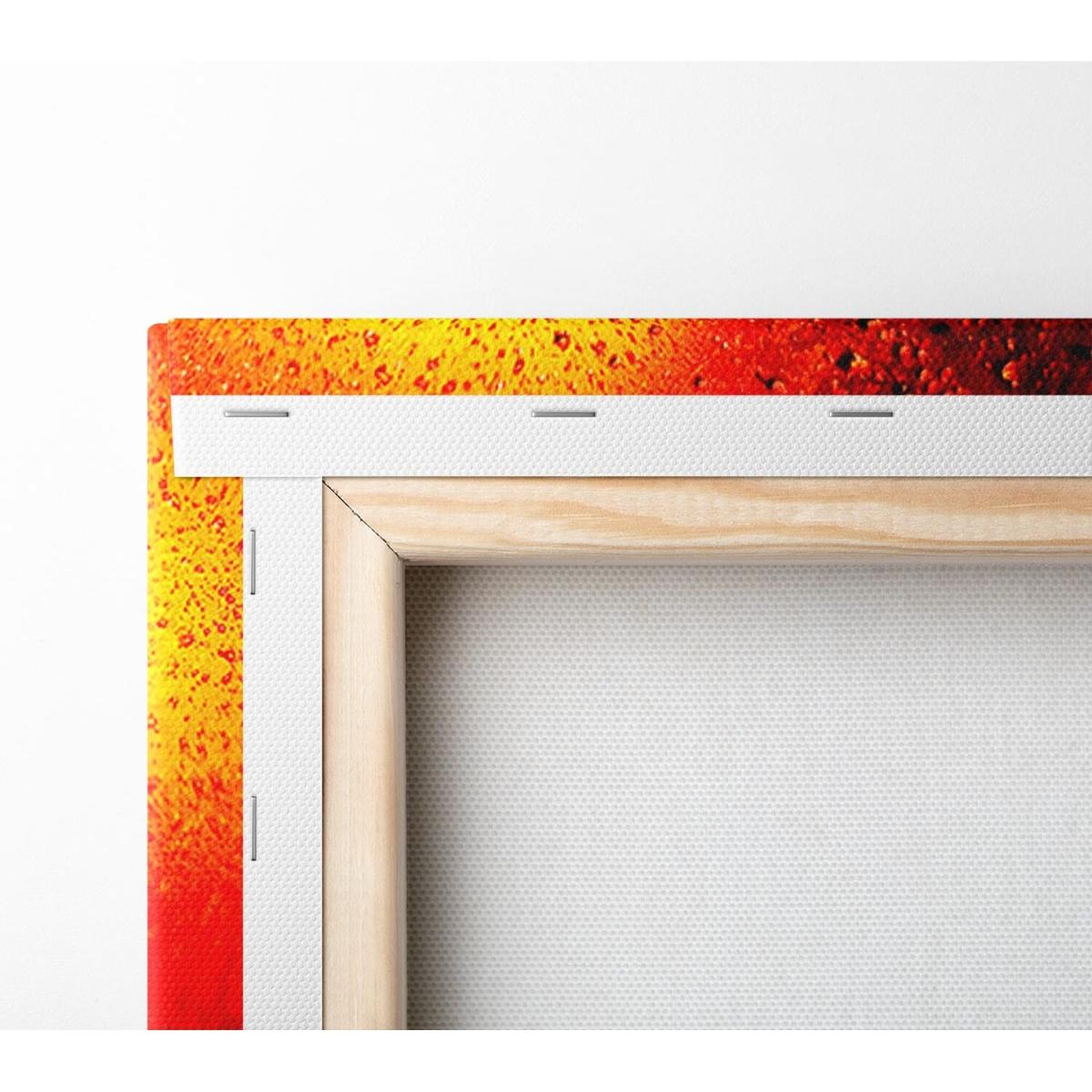 Red Drops Canvas Print Wall Art - Yellow / 50.8cm – image 3