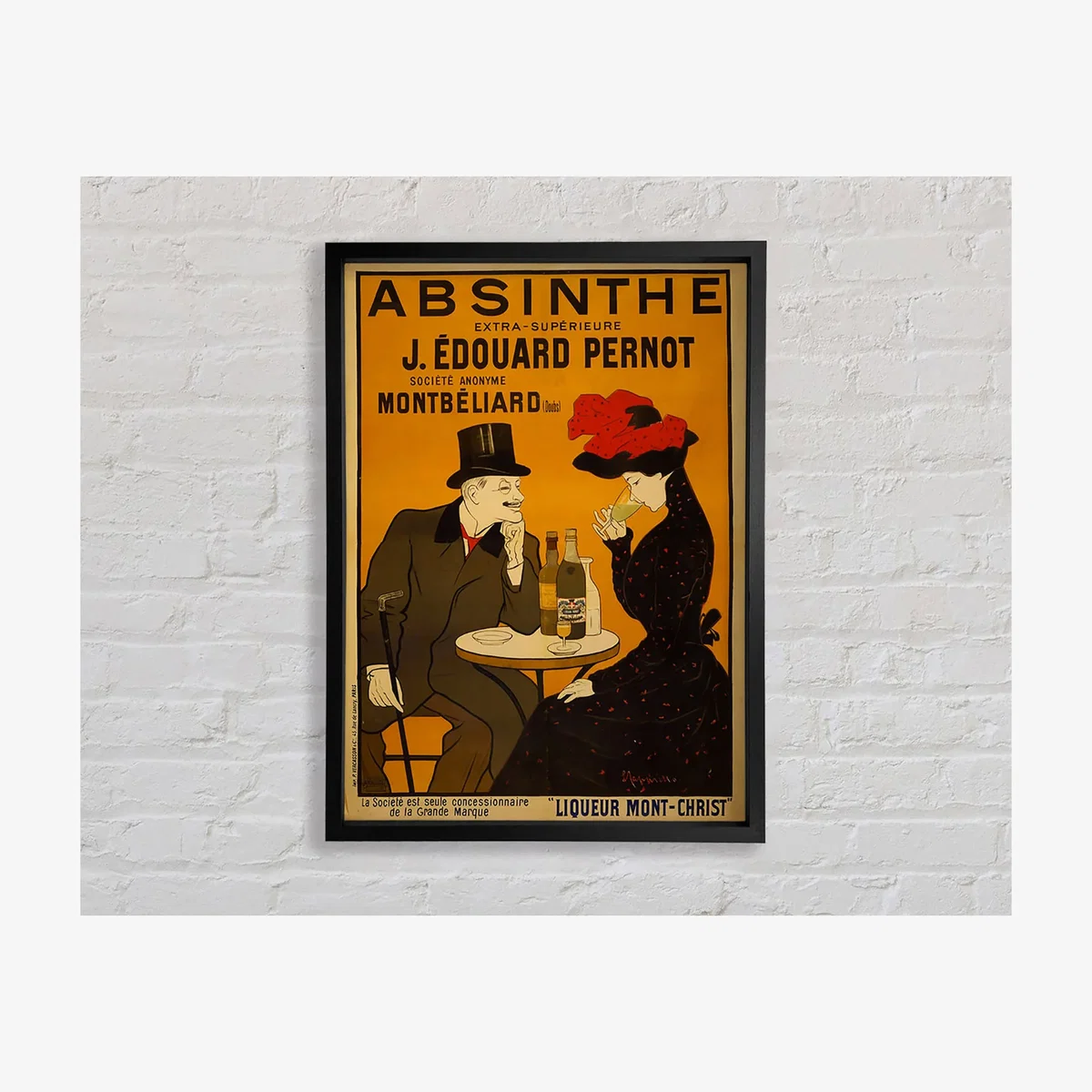 Absinthe Framed Print Art Classic Prints - Black