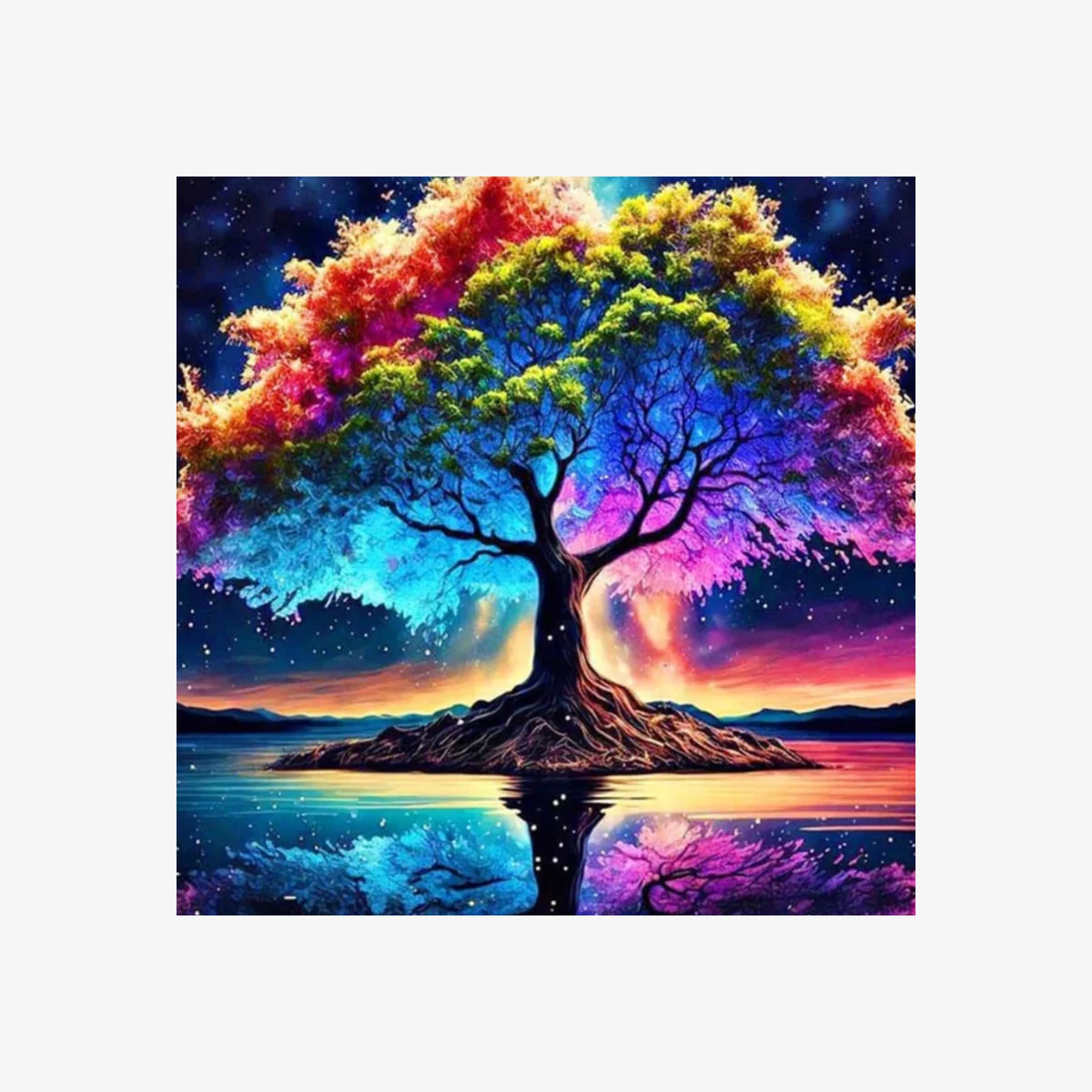 Magical Tree Diamond Art Painting - multi – image 1