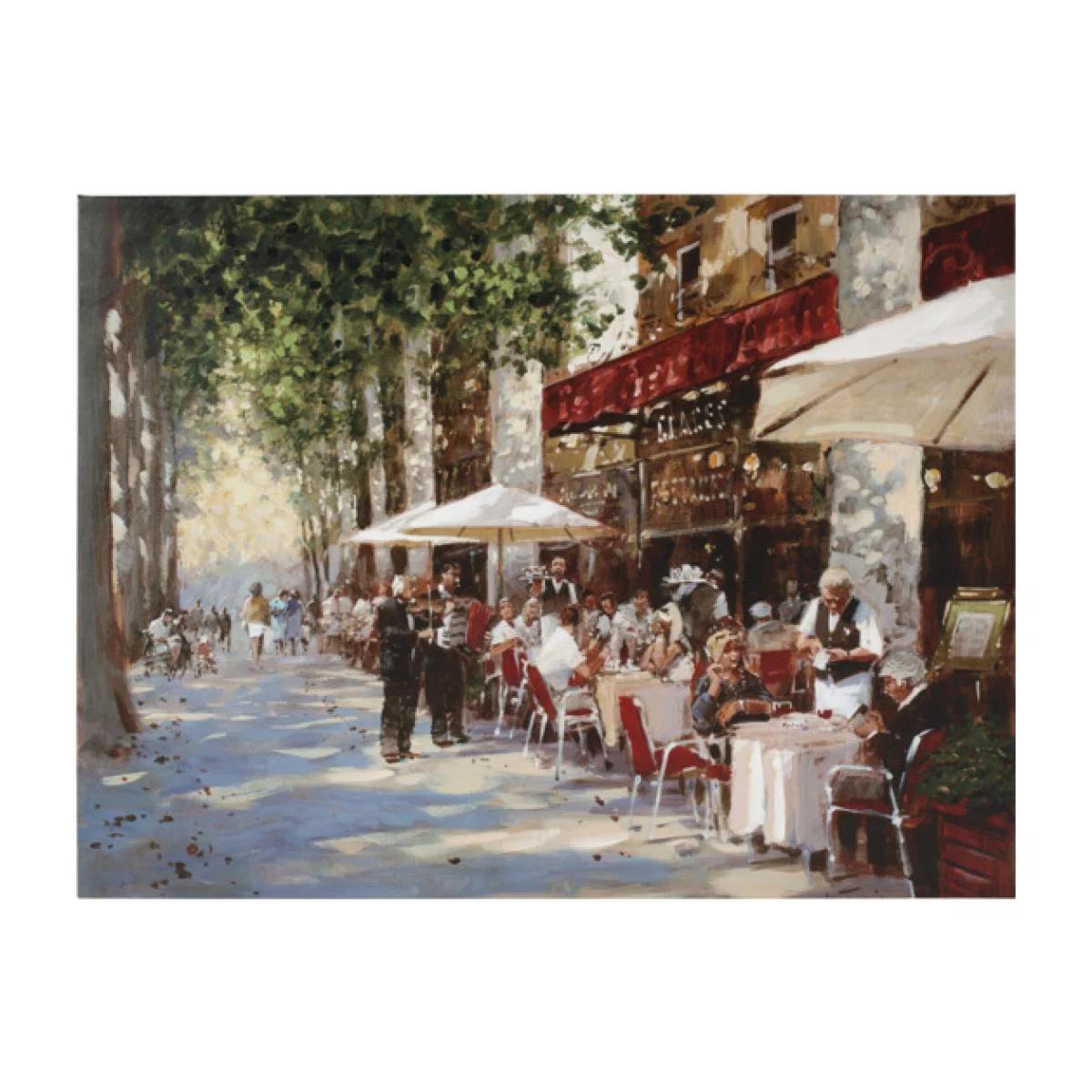Cafe Apres-Midi Canvas