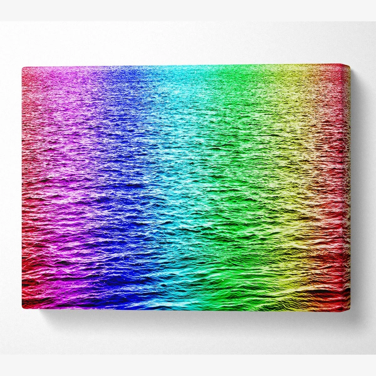Rainbow Waters Canvas Print Wall Art - Yellow / 50.8cm – image 1