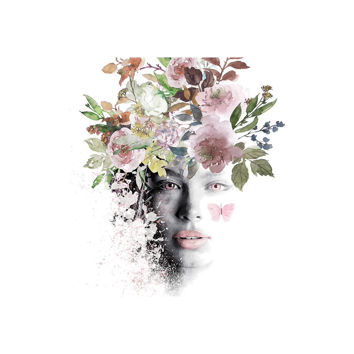 Elegance 6 Digital Artwork - White