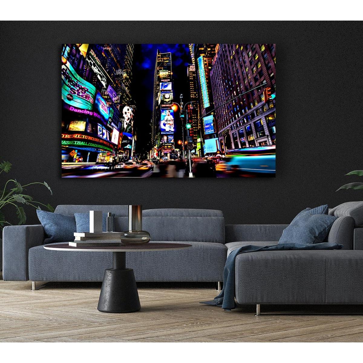 New York City Gods Speed Canvas Print Wall Art - Yellow / 66.04cm – image 5
